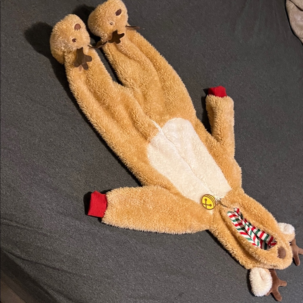 Cozy Reindeer Kids Costume - Brown and Red